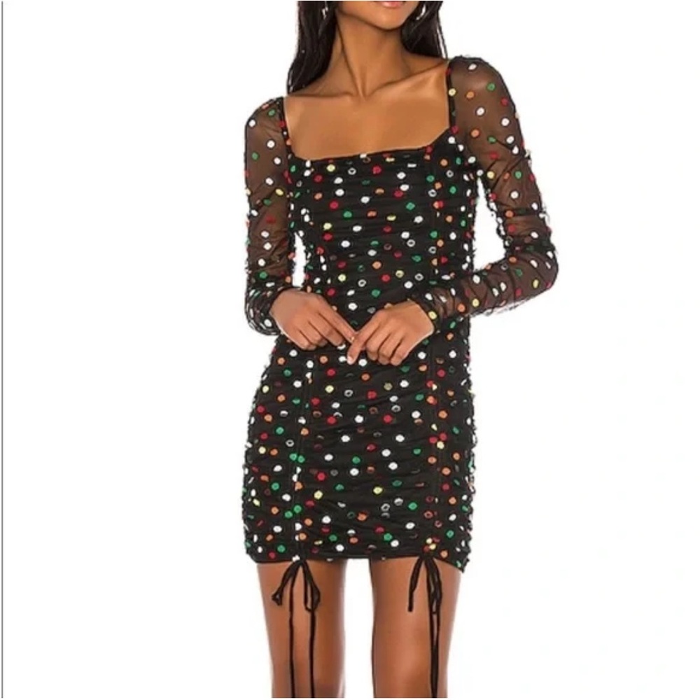 Camila Coelho Kiana Mini Polka Dot Dress Women’s Size Small